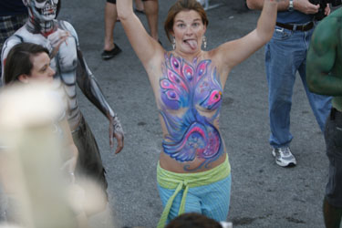 Body Painting 2010 photo - Duval Street, Key West